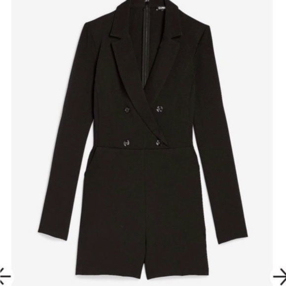 Express Black Long Sleeve Double Breasted Blazer Shorts
Romper Small NWT - Picture 3 of 11
